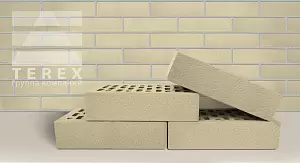 Кирпич лицевой TEREX М175 1,0НФ слоновая кость шагрень купить в "Строй-Ресурсе"