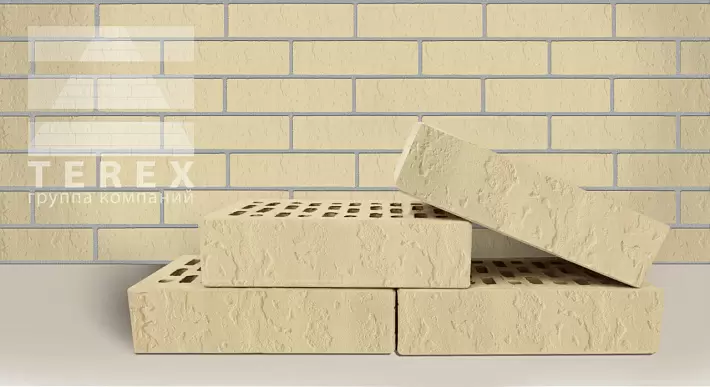 Кирпич лицевой TEREX М175 1,0НФ слоновая кость терра купить в "Строй-Ресурсе"